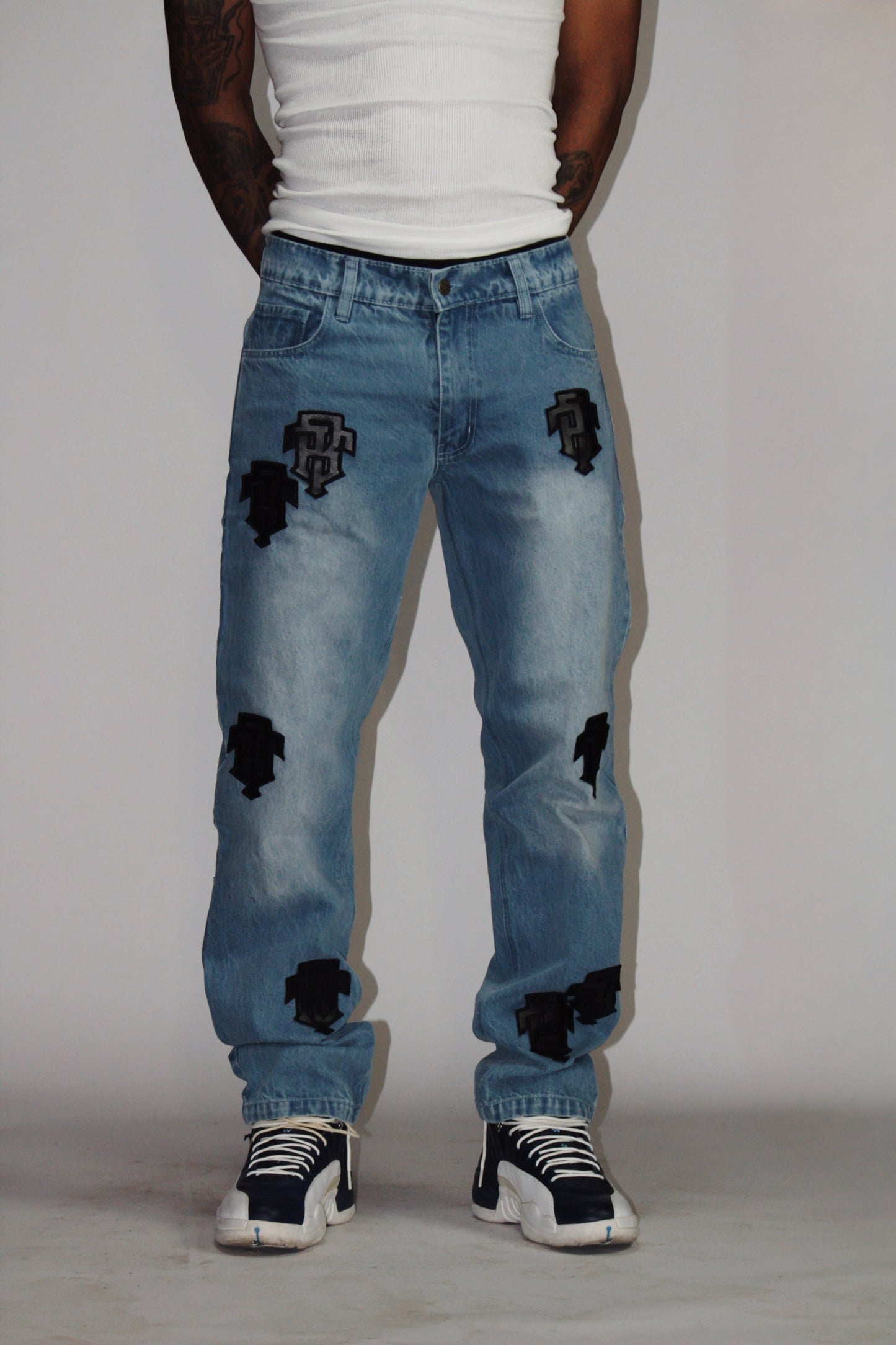 Light wash denim